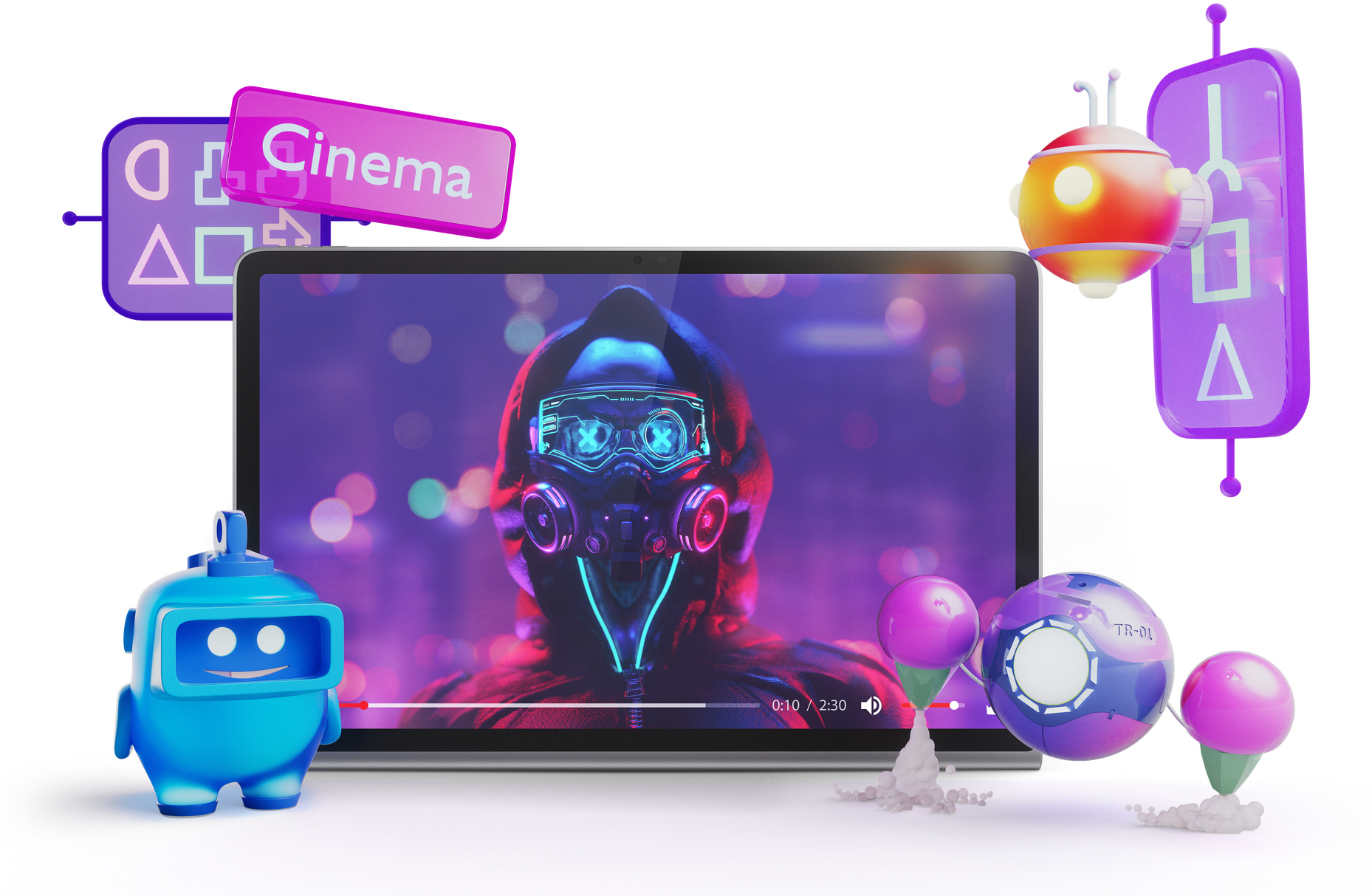 Lenovo - Tablet Lenovo Tab Plus TB351F 11.5" (8 / 256GB) 2K 90Hz WiFi Cinzento