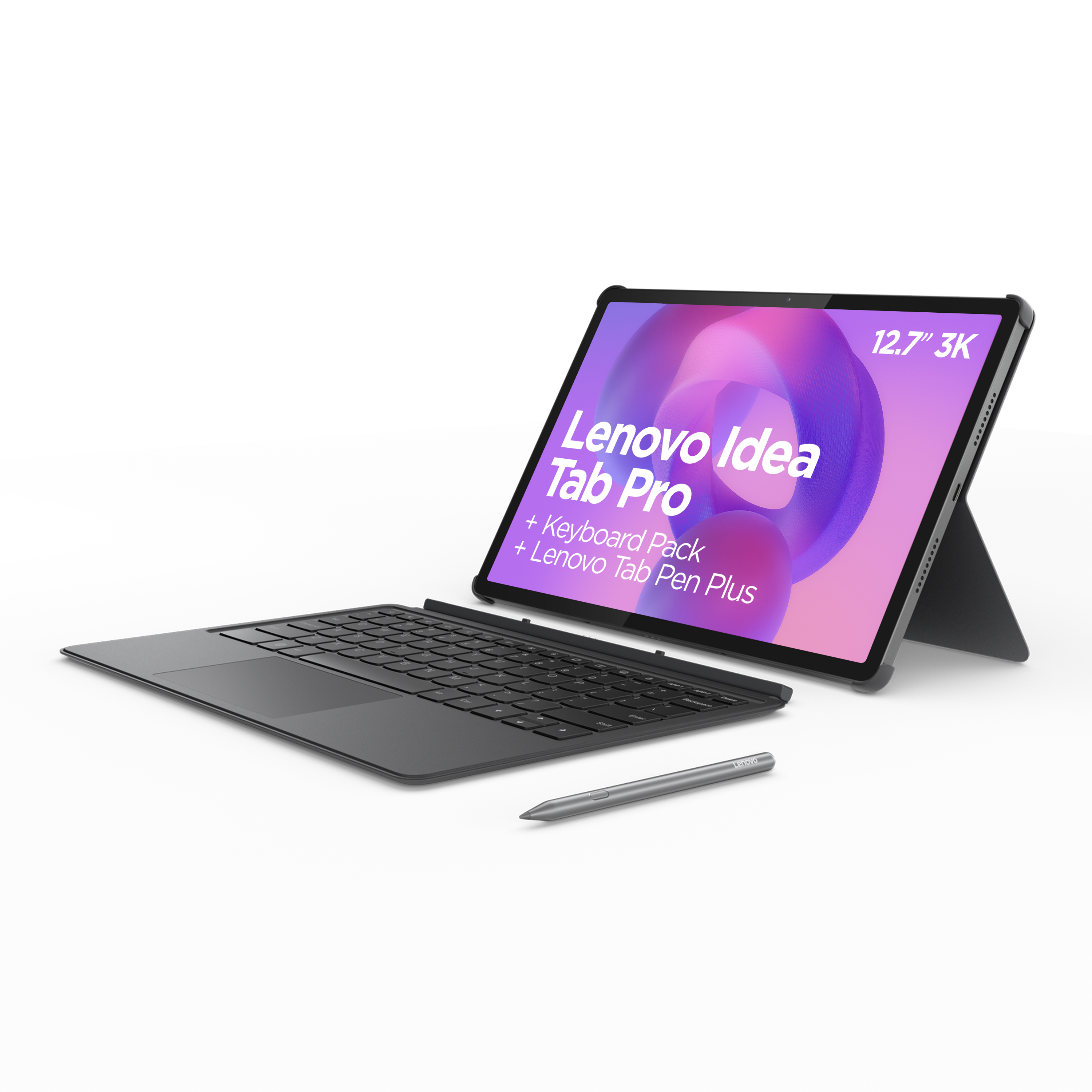 Picture of Picture of Tablet Lenovo Idea Tab Pro TB373FU 12.7" (8 / 256GB) 3K 144Hz WiFi Cinzento + Capa Teclado + Pen