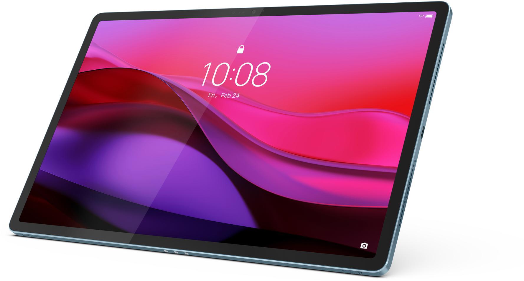 Lenovo - Tablet Lenovo Yoga Tab Plus TB520FU 12.7" (16 / 256GB) 3K 144Hz WiFi Tidal Teal + Capa Teclado + Pen