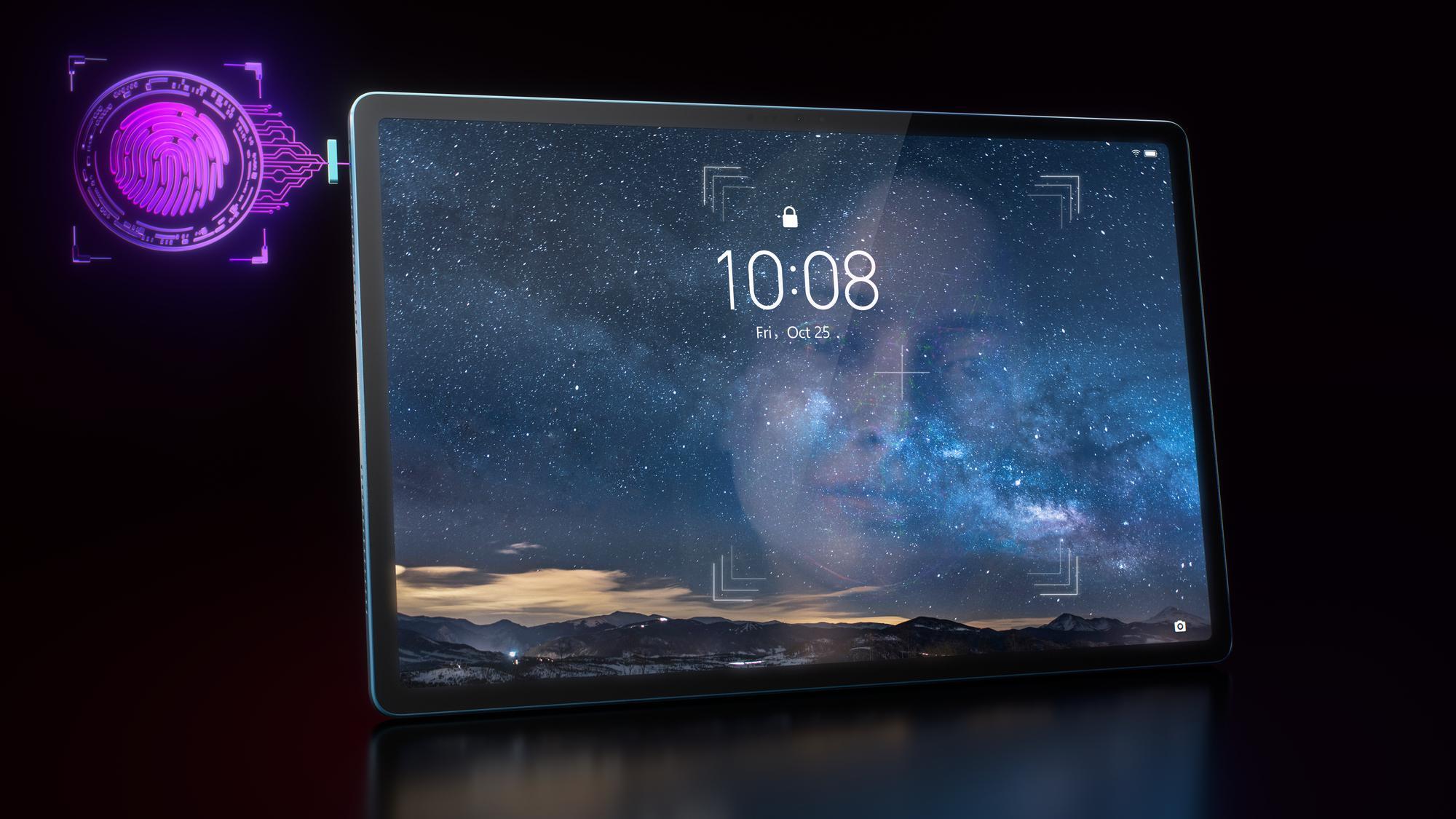 Lenovo - Tablet Lenovo Yoga Tab Plus TB520FU 12.7" (16 / 256GB) 3K 144Hz WiFi Tidal Teal + Capa Teclado + Pen