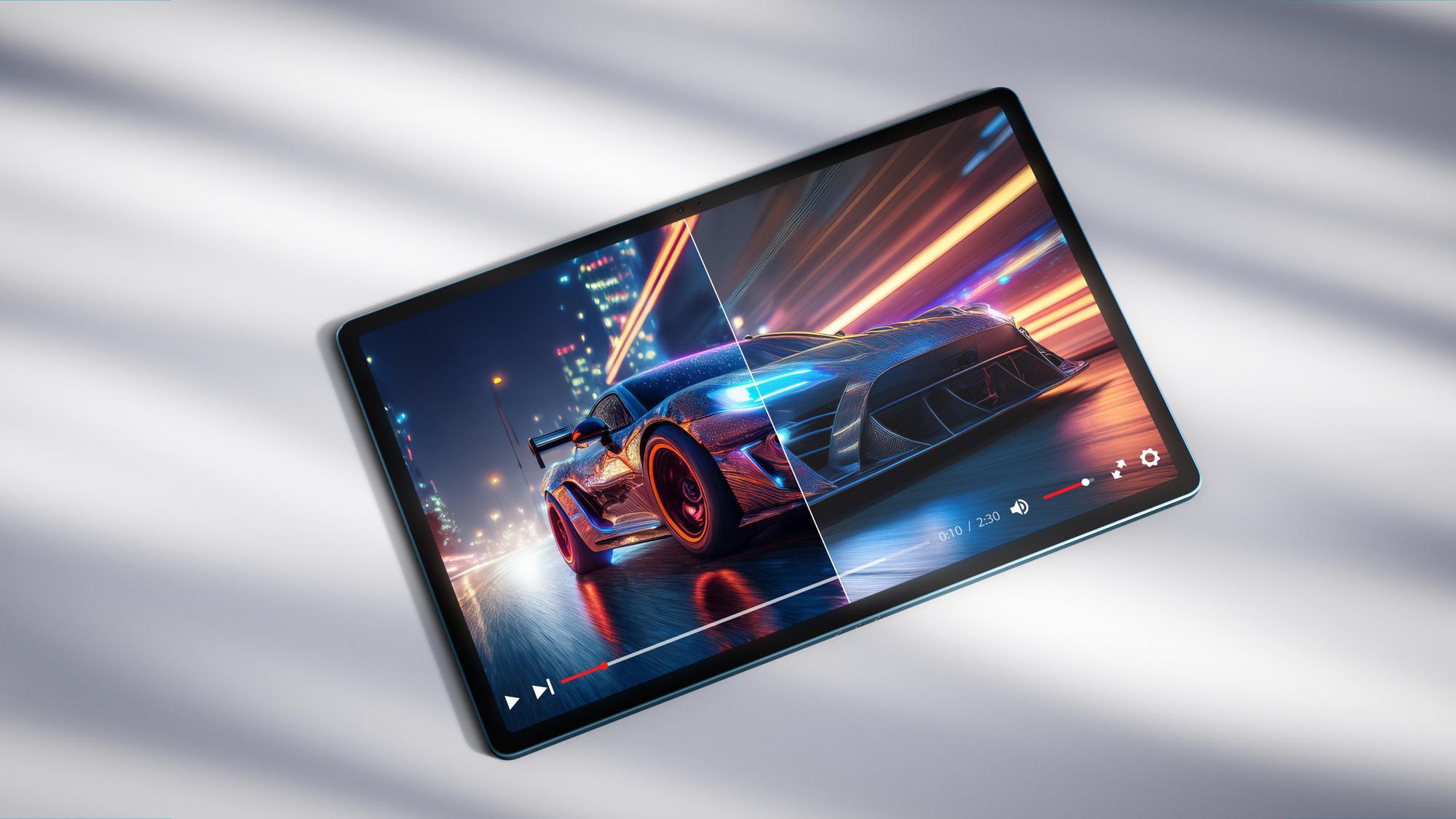Lenovo - Tablet Lenovo Yoga Tab Plus TB520FU 12.7" (16 / 256GB) 3K 144Hz WiFi Tidal Teal + Capa Teclado + Pen
