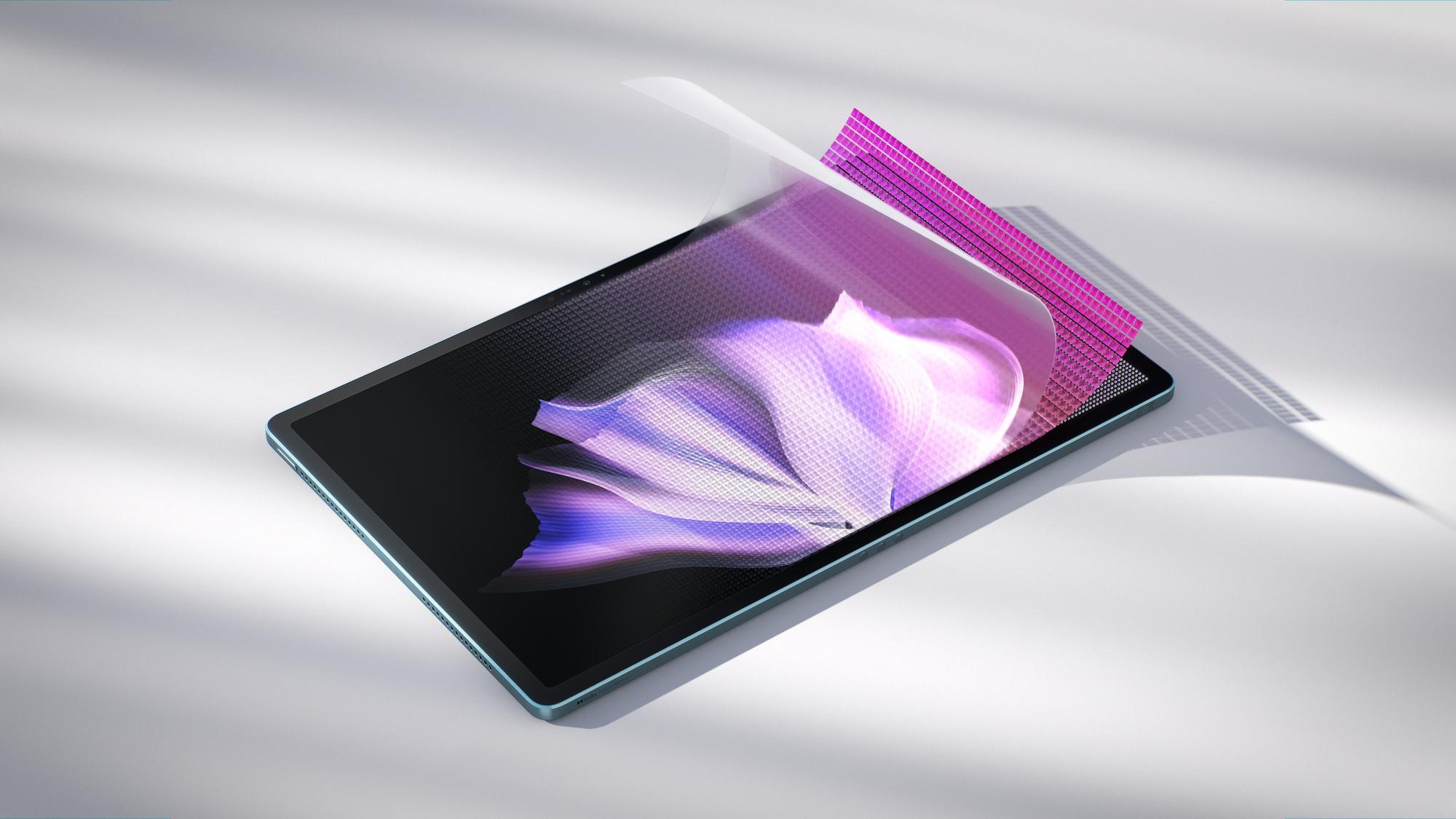 Lenovo - Tablet Lenovo Yoga Tab Plus TB520FU 12.7" (16 / 256GB) 3K 144Hz WiFi Tidal Teal + Capa Teclado + Pen