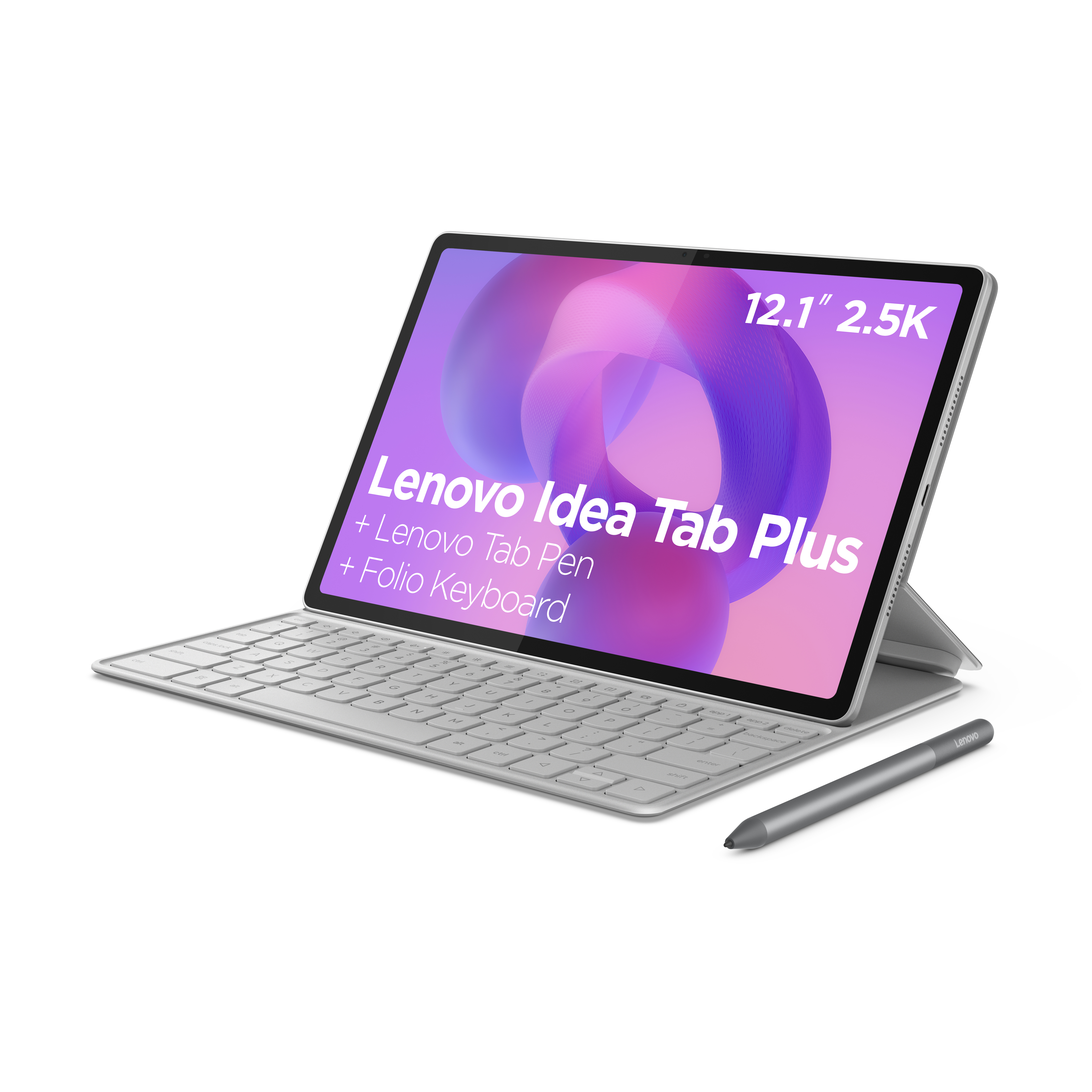 Lenovo - Tablet Lenovo Idea Tab Plus TB361FU 12.1" (12 / 256GB) 2.5K 90Hz WiFi Cinzento + Capa Teclado + Pen