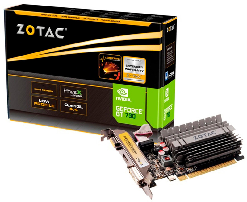 ZOTAC - Gráfica ZOTAC GeForce® GT 730 Zone Edition 2GB GDDR3