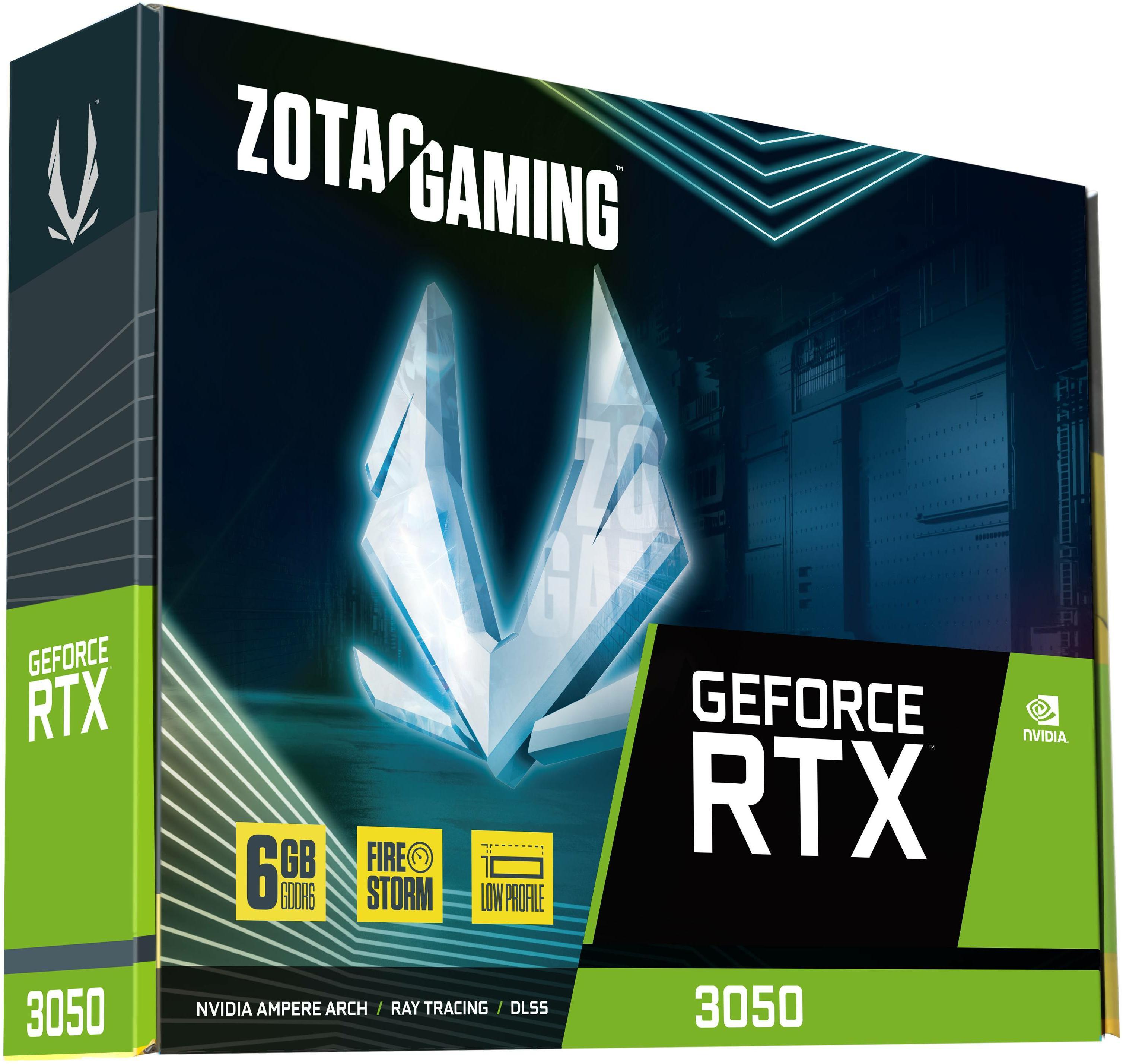 ZOTAC - Gráfica ZOTAC GeForce® RTX 3050 Dual Fan LP 6GB GDDR6