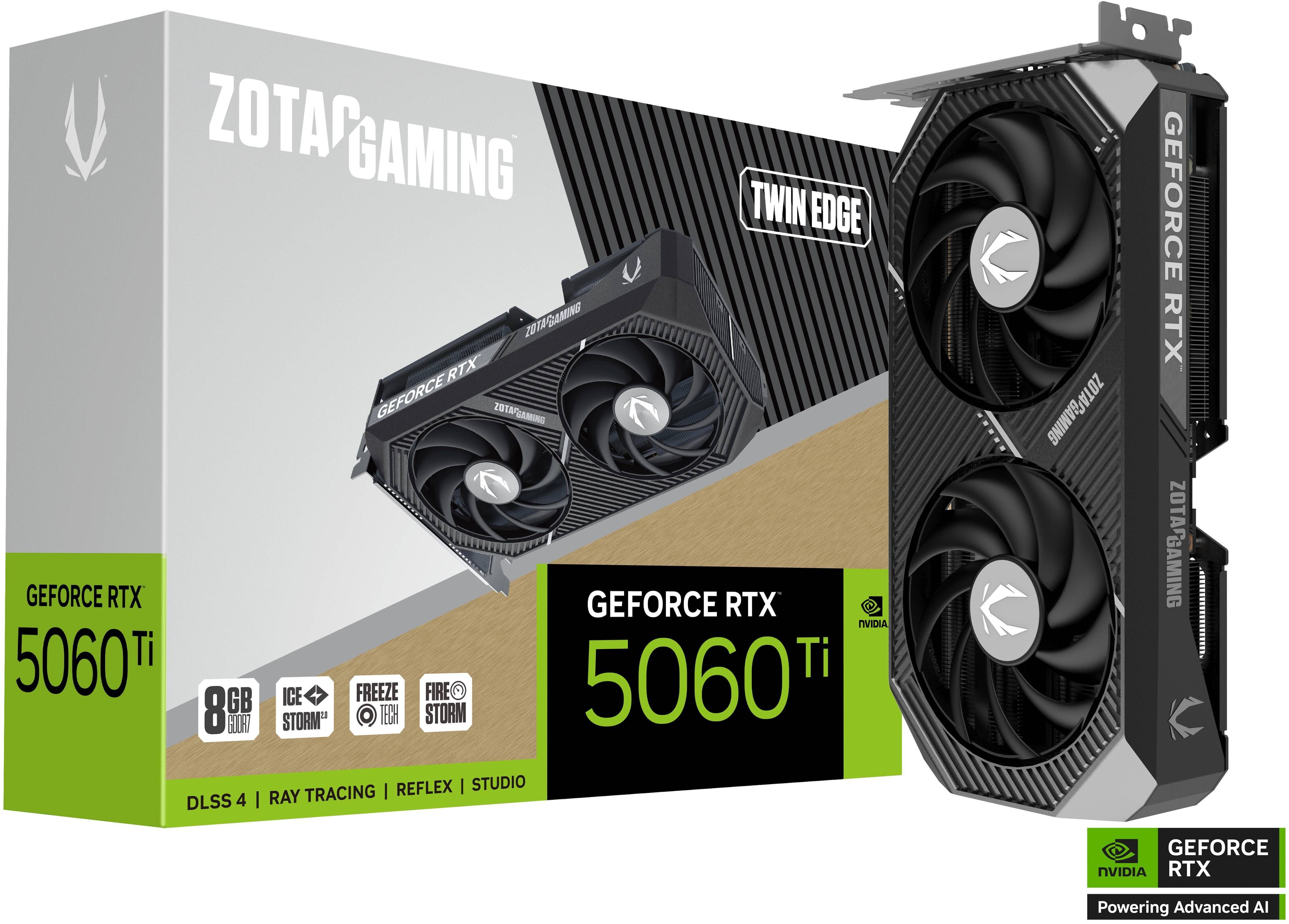 Picture of Picture of Gráfica ZOTAC GeForce® RTX 5060 Ti Twin Edge 8GB GDDR7 DLSS4