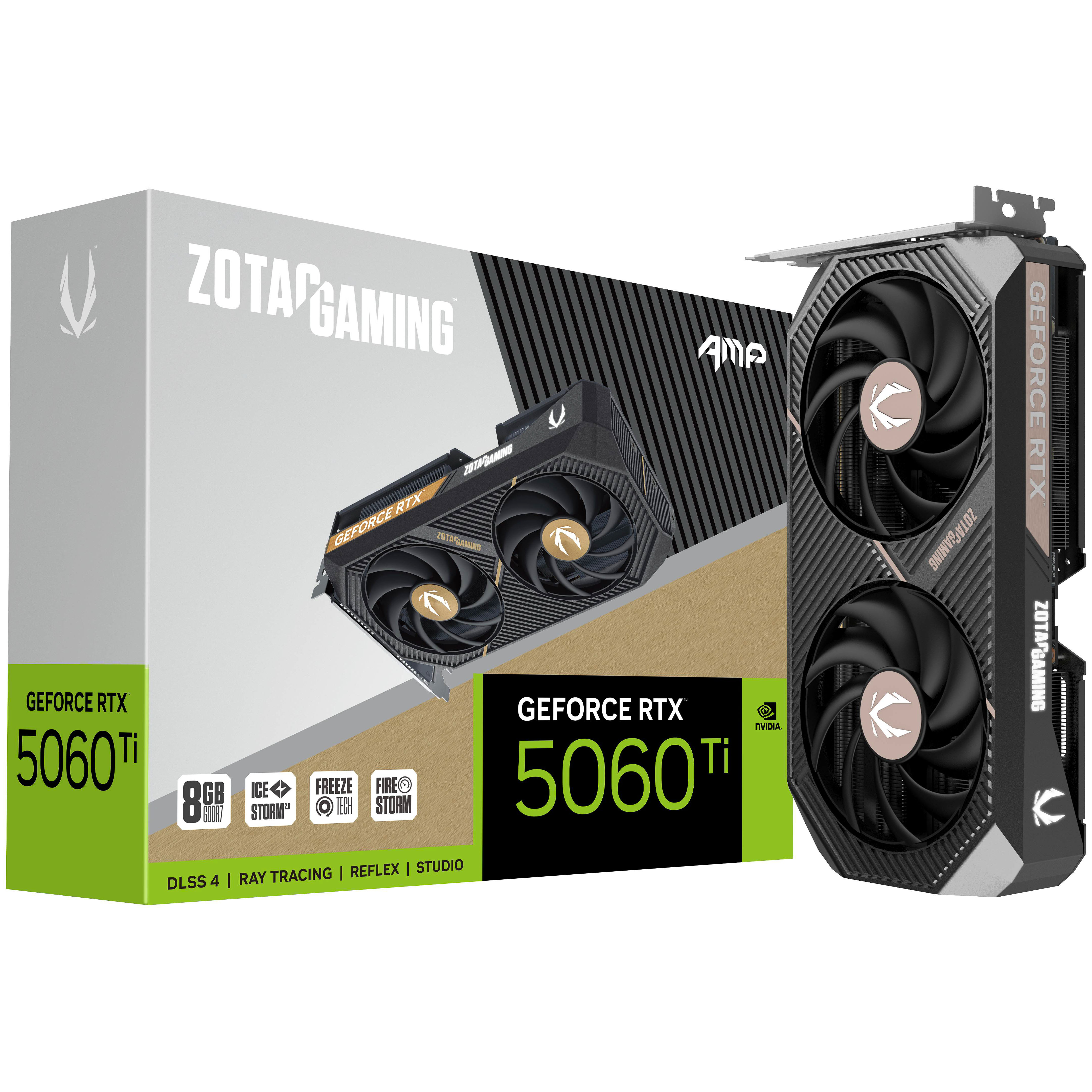 Picture of Picture of Gráfica ZOTAC GeForce® RTX 5060 Ti Amp 8GB GDDR7 DLSS4