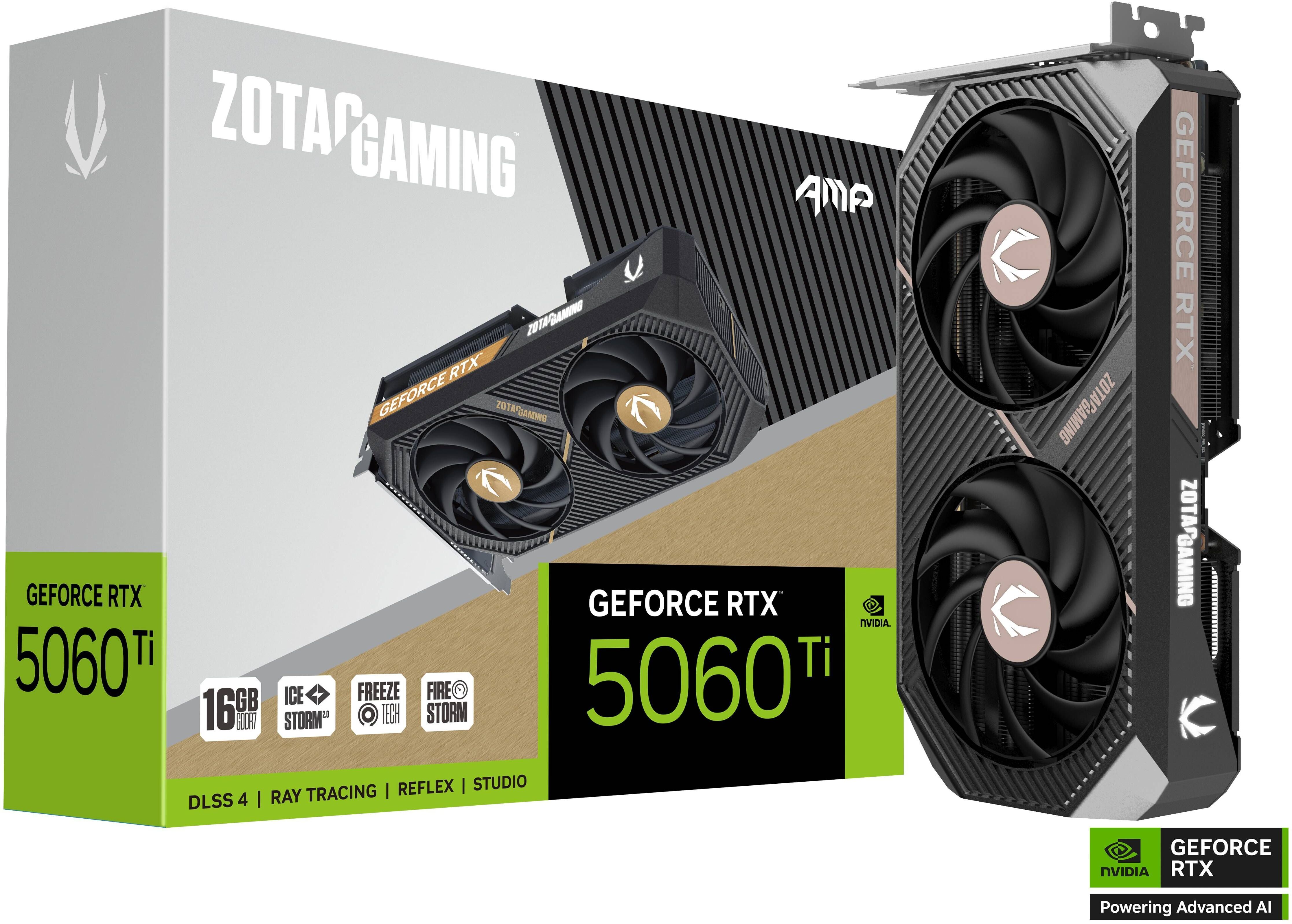 Picture of Picture of Gráfica ZOTAC GeForce® RTX 5060 Ti Amp 16GB GDDR7 DLSS4