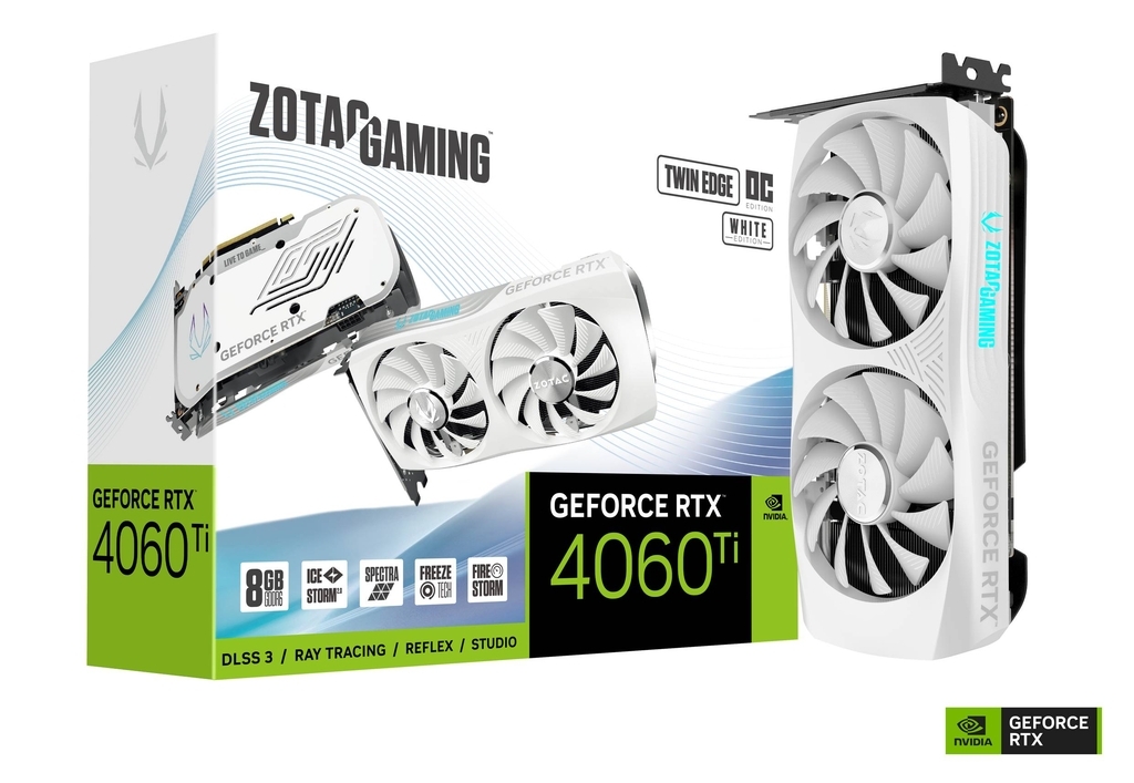 Picture of Picture of Gráfica ZOTAC GeForce® RTX 4060 Ti Twin Edge OC White Edition 8GB GDDR6 DLSS3