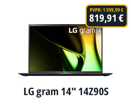 Portátil LG Gram 14Z90S-G.AA75P
