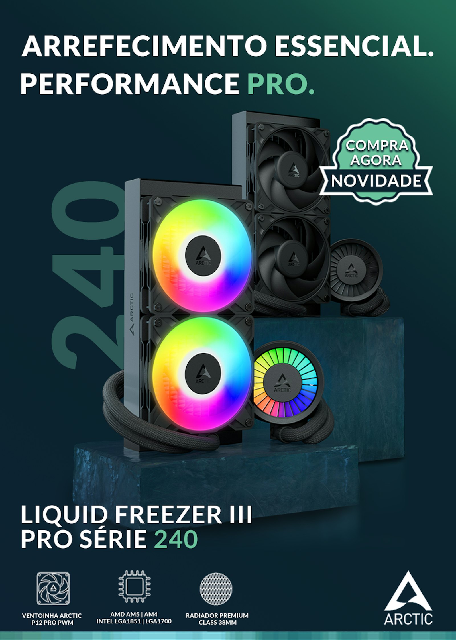 Water Cooler CPU AIO Arctic Liquid Freezer III PRO