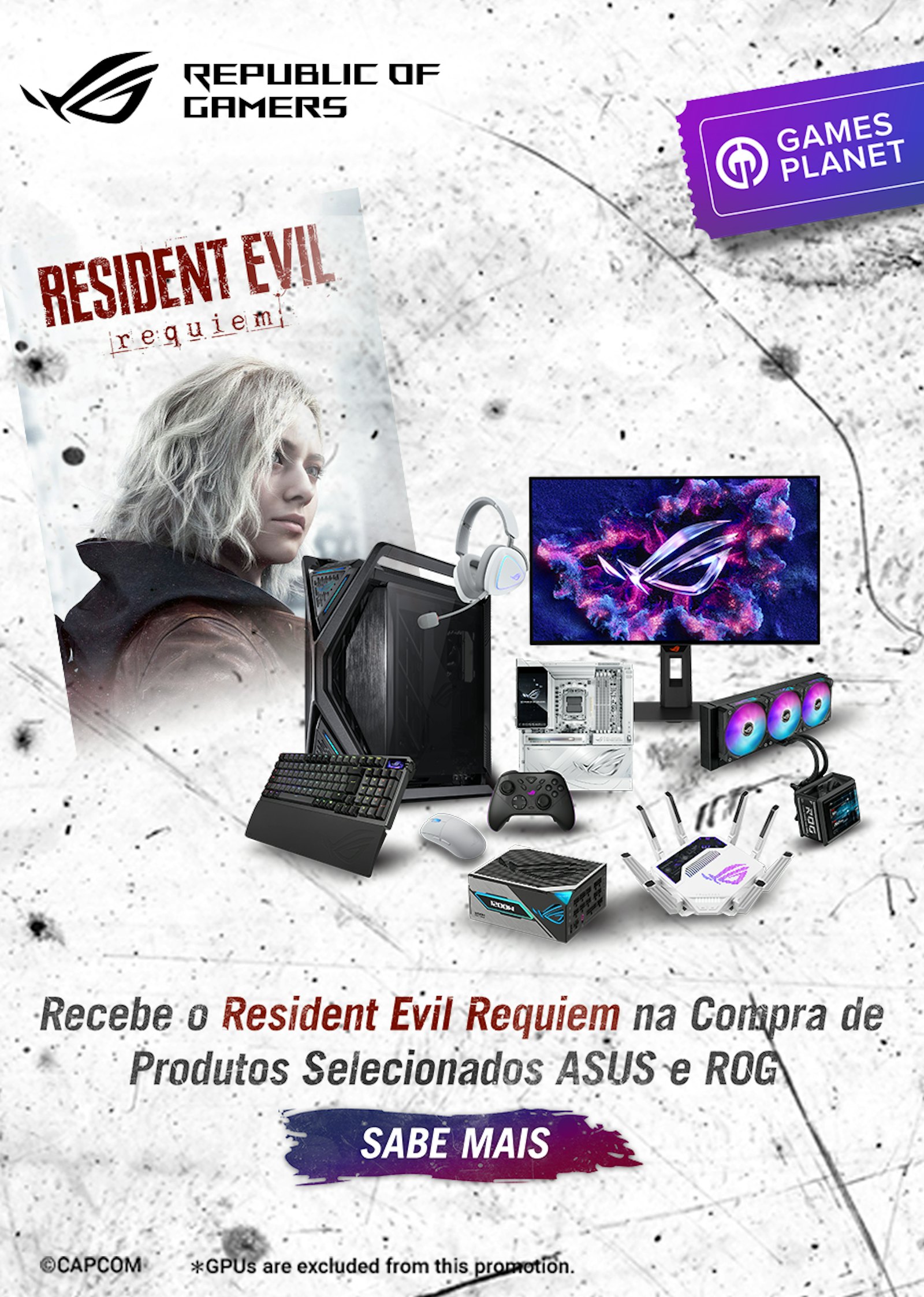 Picture of Compra produtos elegíveis ASUS e ROG e recebe o Resident Evil Requiem via Gamesplanet