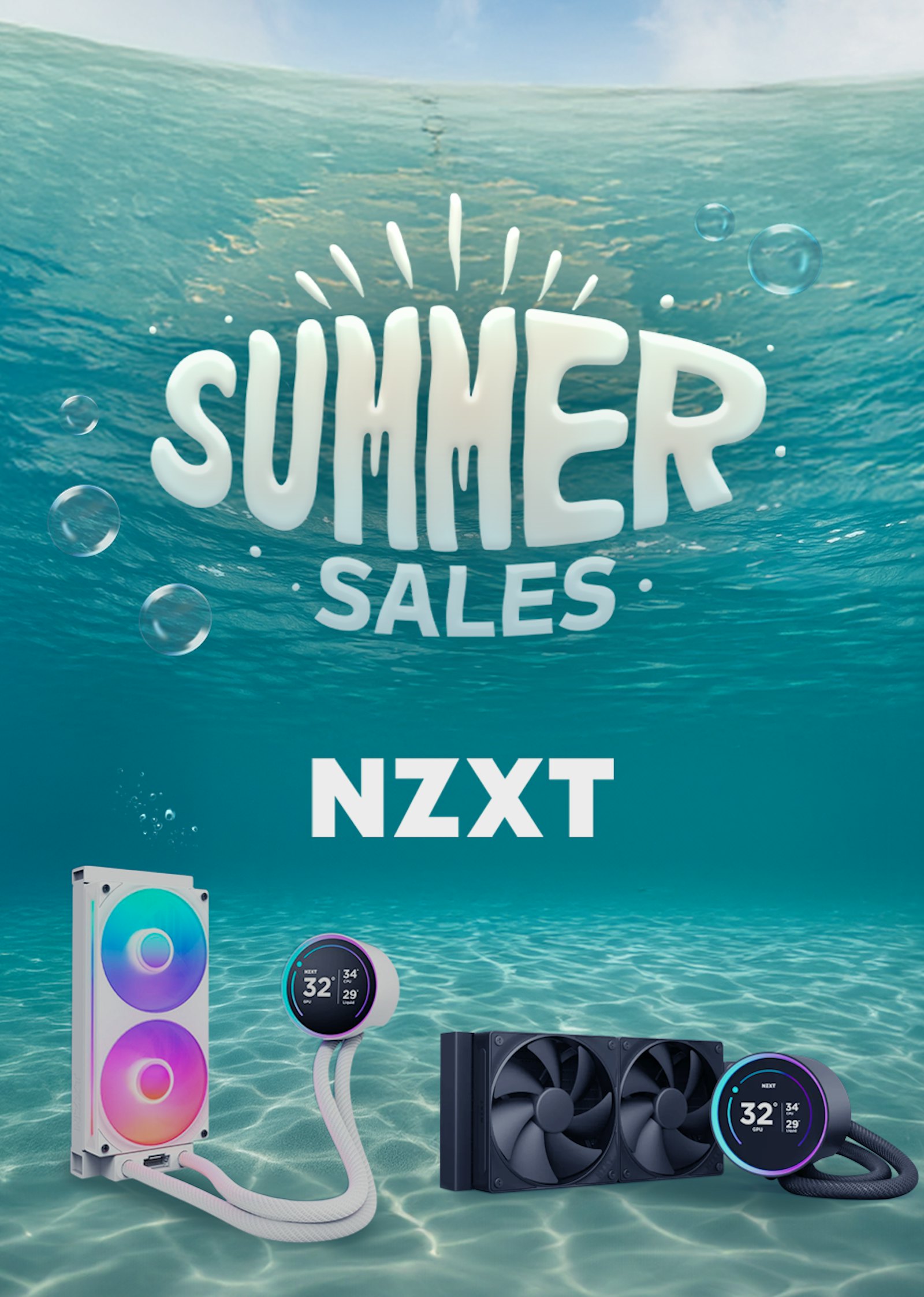 Picture of Produtos NZXT na campanha Summer Sales