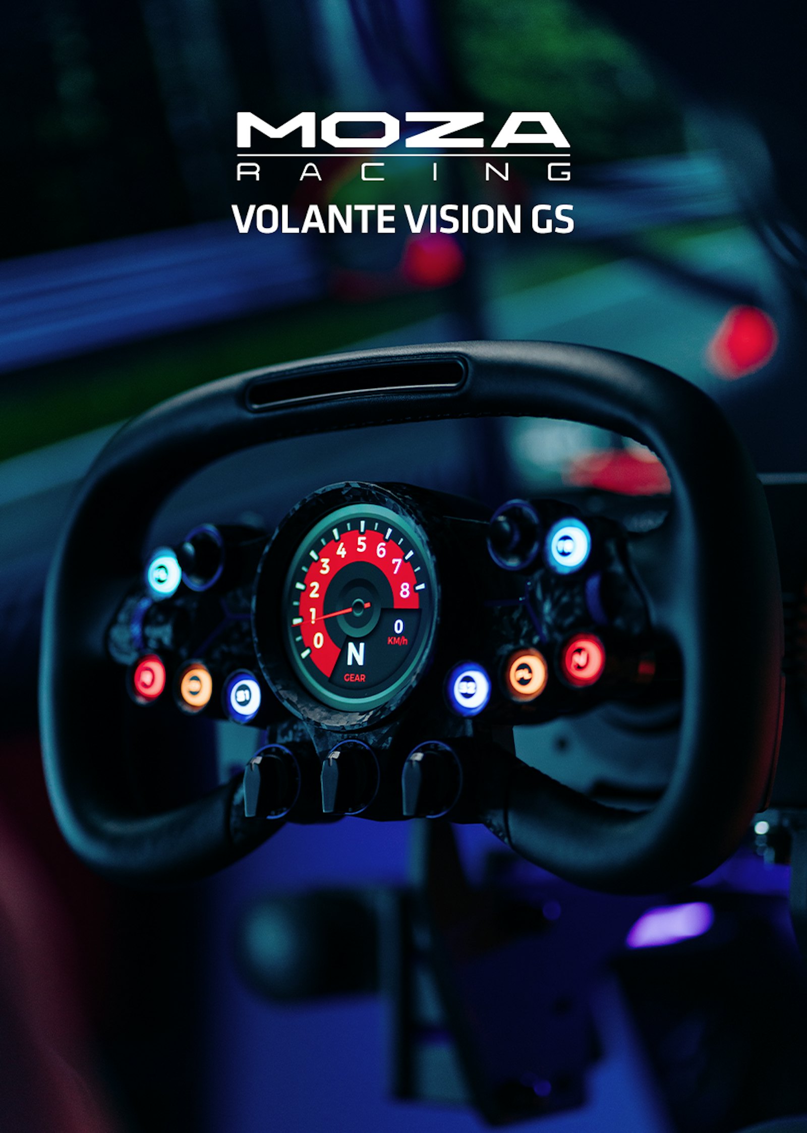 Novo volante Moza Racing VGS Steering Wheel