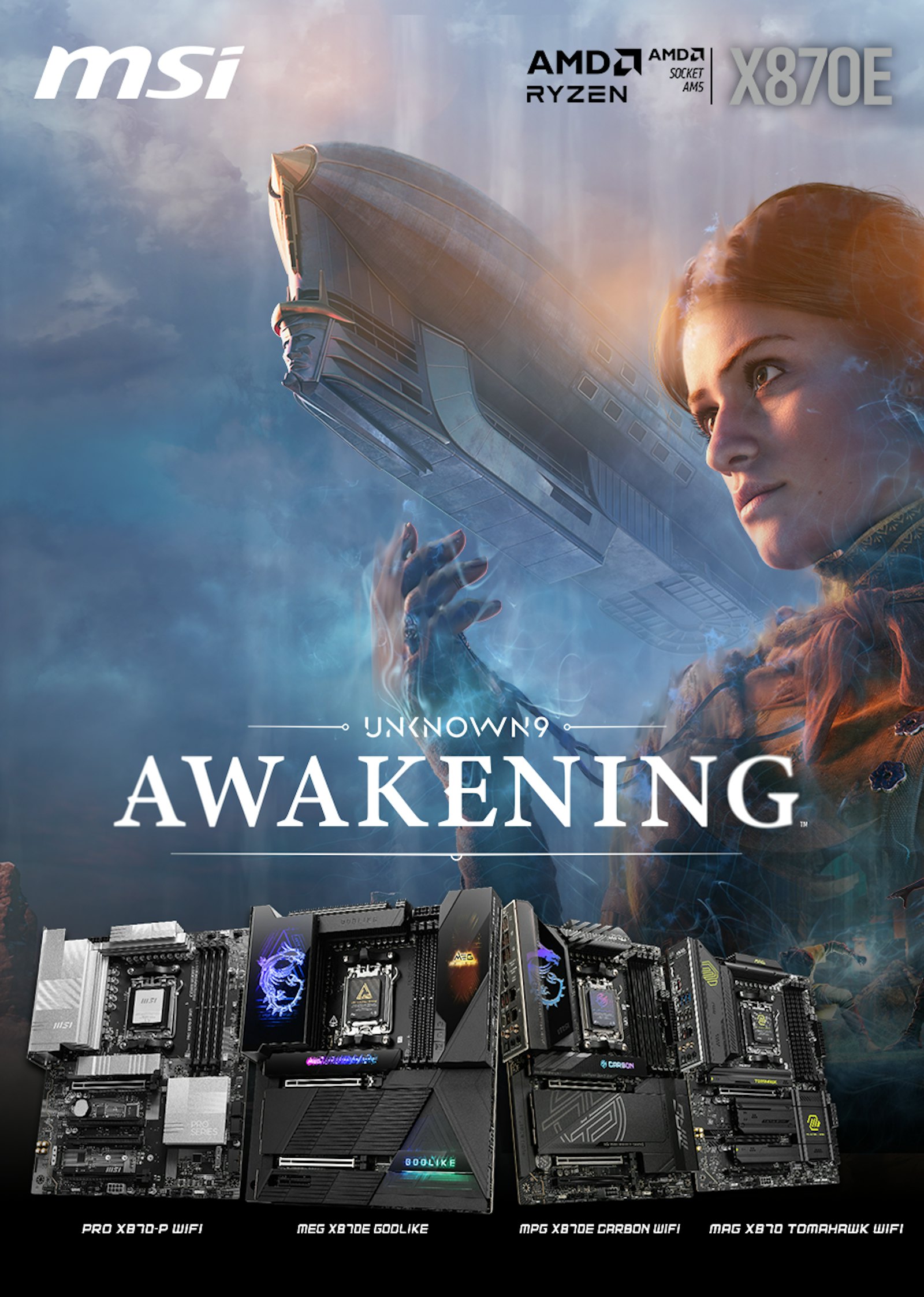 Compra uma Motherboard MSI selecionada e recebe Unknown9 Awakening