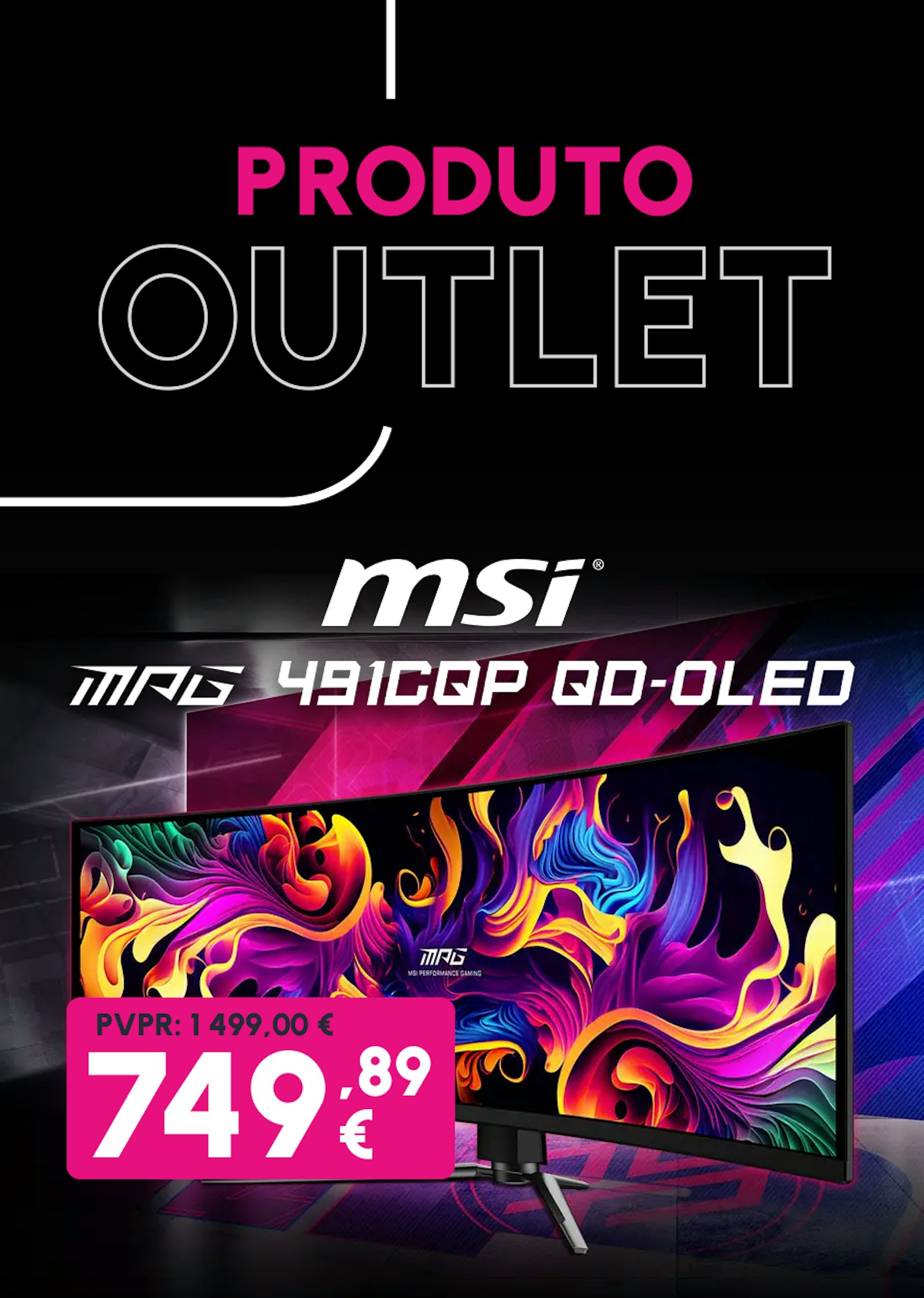 Monitor Curvo MSI MPG 491CQP