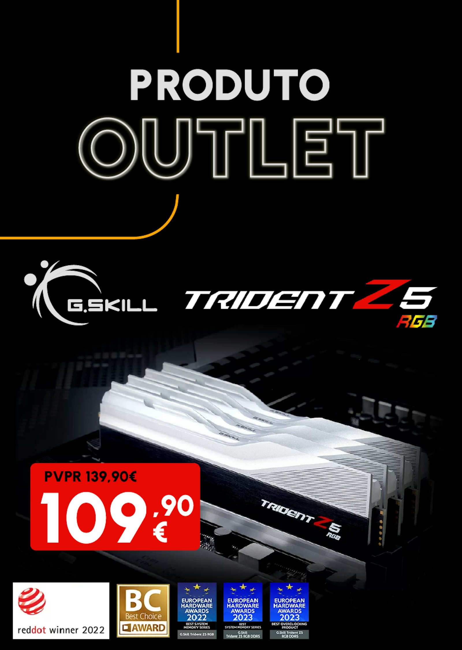 Descontos e promoções outlet