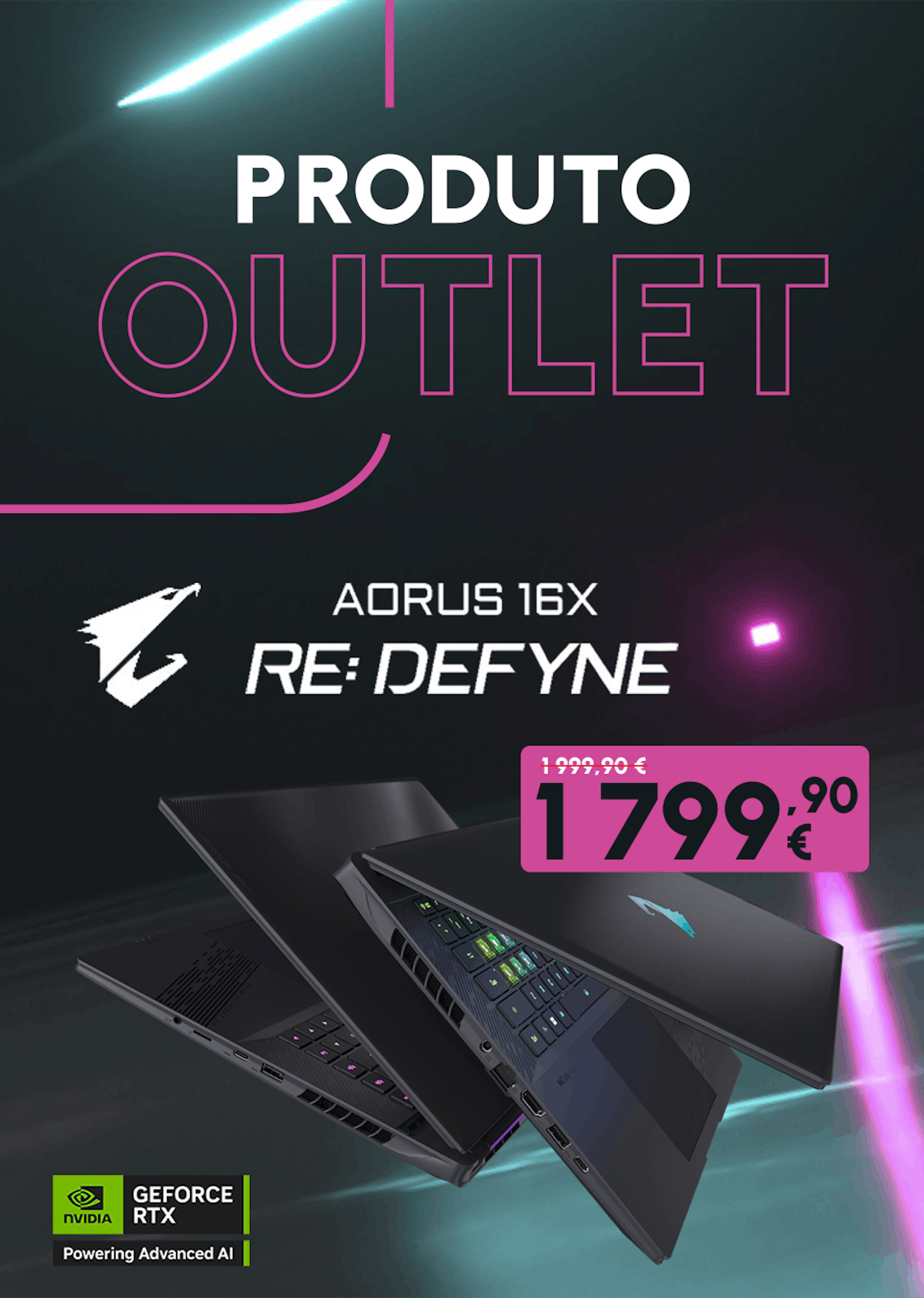 Descontos e promoções outlet