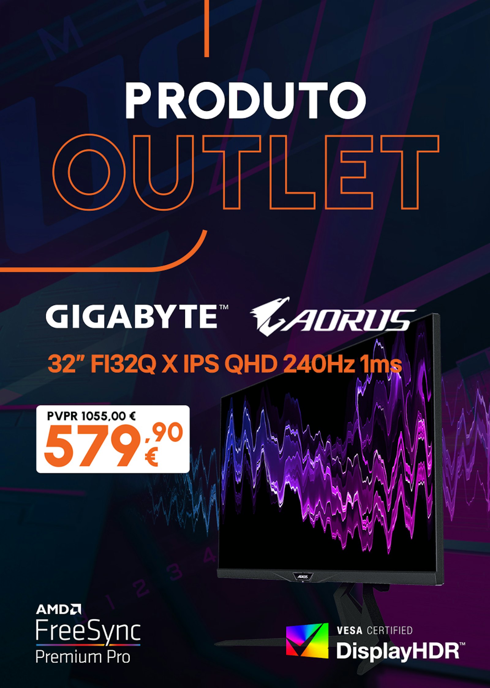 Descontos e promoções outlet