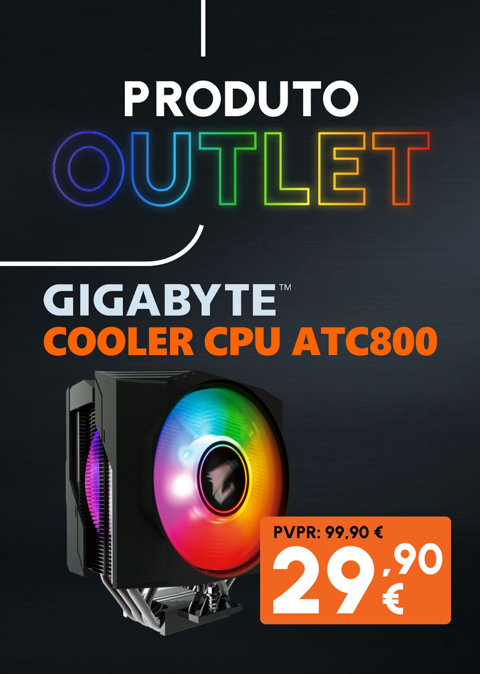 Picture of Cooler CPU Gigabyte ATC800 RGB Preto