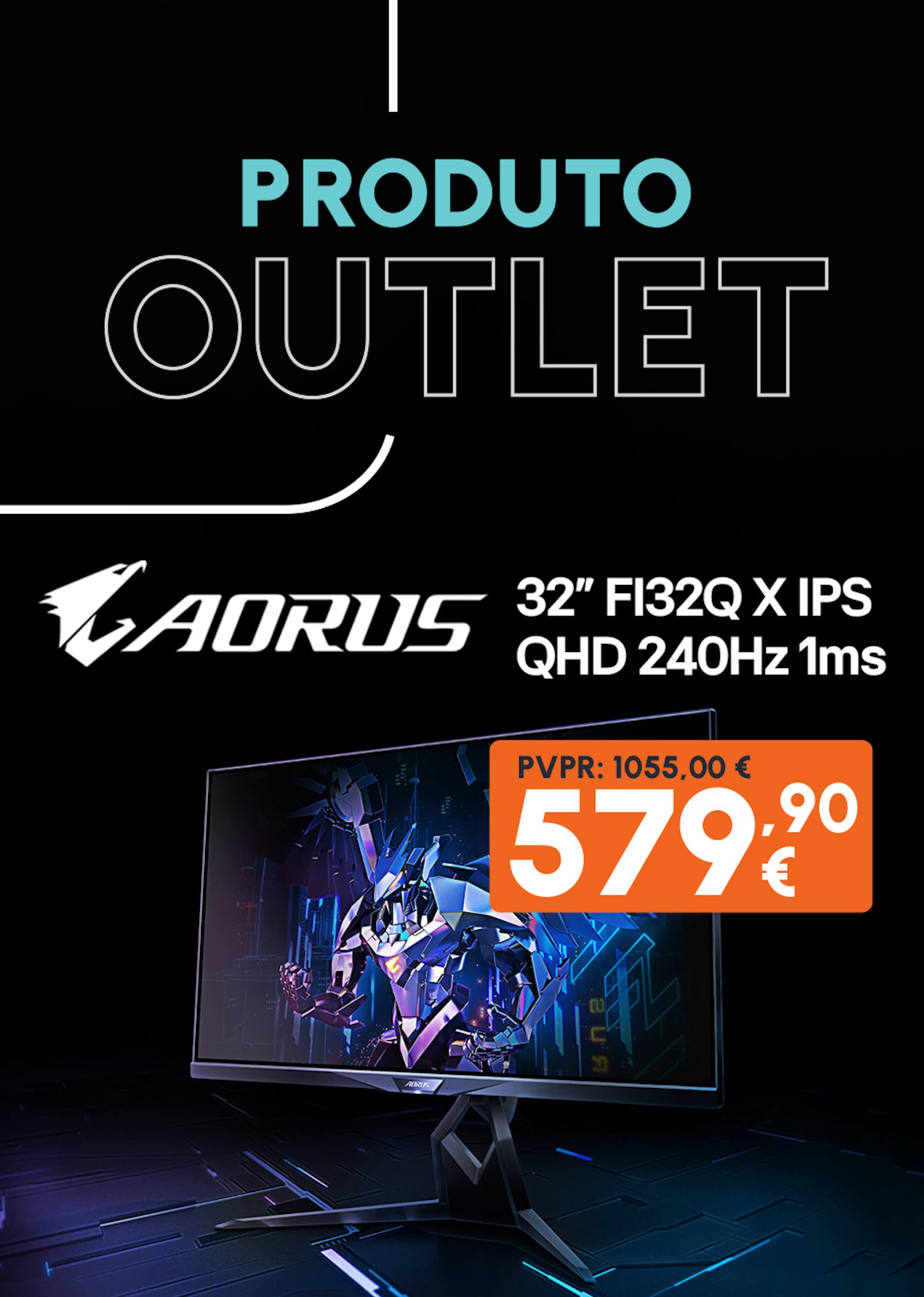 Monitor Gigabyte AORUS 32 FI32Q X