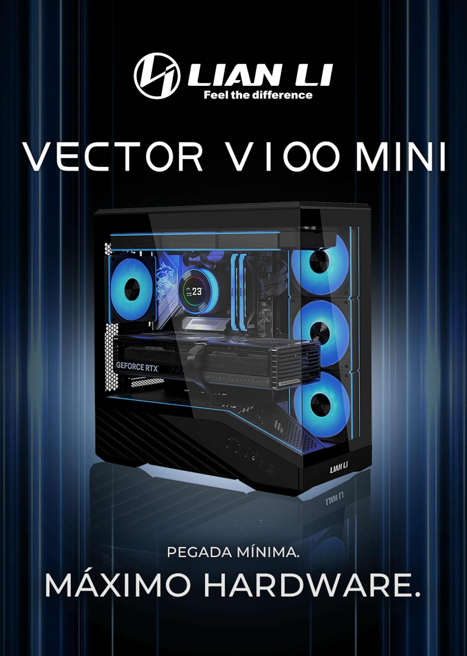 Picture of Caixa Micro-ATX Lian Li Vector V100 Mini