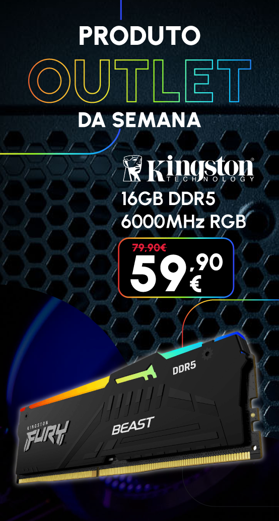 Kingston 16GB DDR5 6000MHz FURY Beast