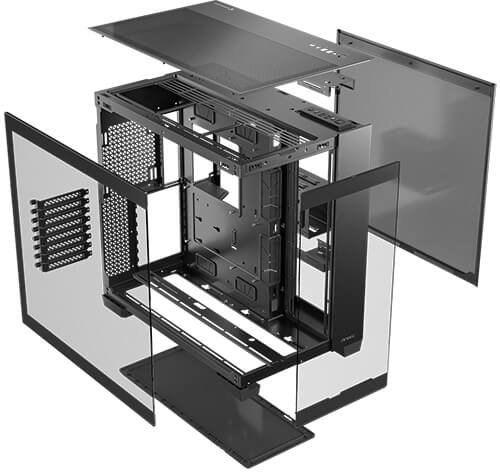 Antec - Caixa ATX Antec C8 Preto Vidro Temperado