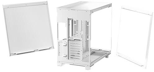 Antec - Caixa ATX Antec C8 Branco Vidro Temperado