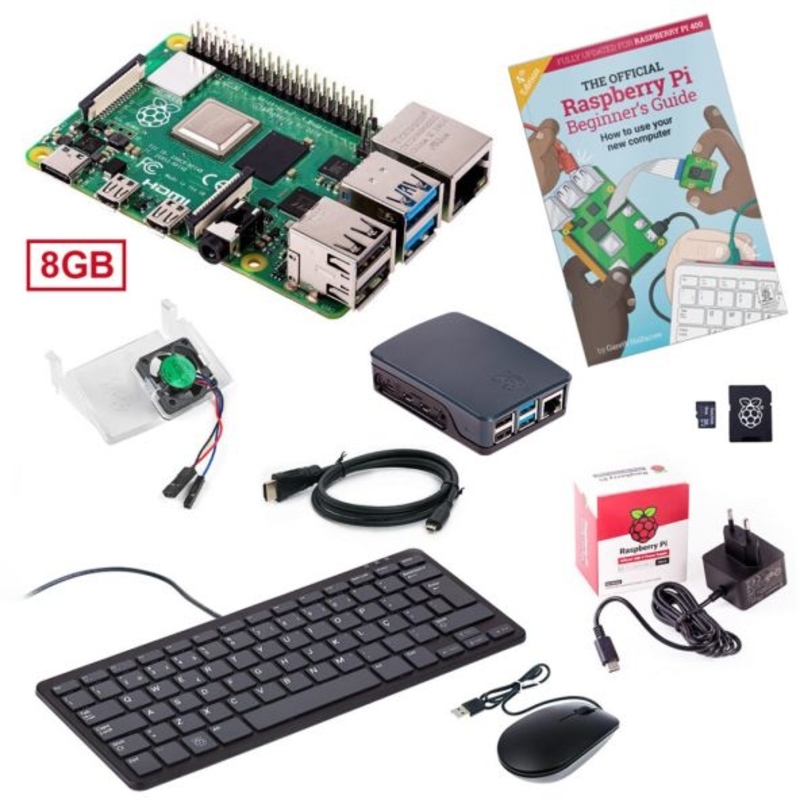 Kit Completo Raspberry Pi 4 8GB Model B