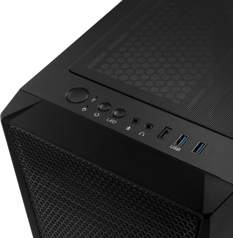 Raijintek - Caixa ATX Raijintek Silenos MS Preto