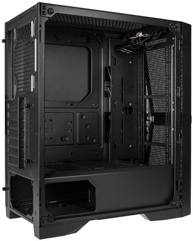 Raijintek - Caixa ATX Raijintek Silenos MS Preto