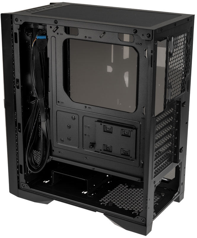 Raijintek - Caixa ATX Raijintek Silenos MS Preto