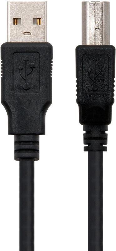 Nanocable - Cabo USB 2.0 Nanocable USB-A/M > USB-B/M 3 M Preto