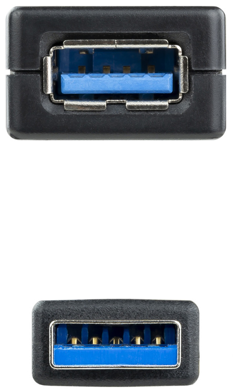 Nanocable - Cabo USB 3.0 Nanocable Extensão USB-A M/F 10 M Preto