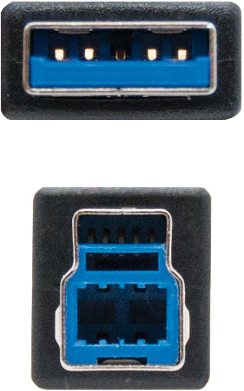 Nanocable - Cabo USB 3.0 Impressora Nanocable USB-A/M > USB-B/M 2 M Preto