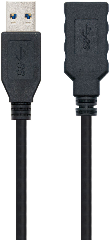 Nanocable - Cabo USB 3.0 Nanocable USB-A M/F 2 M Preto