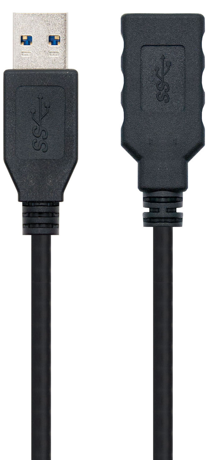 Nanocable - Cabo USB 3.0 Nanocable USB-A M/F 3 M Preto