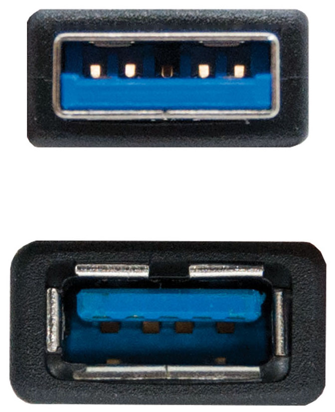 Nanocable - Cabo USB 3.0 Nanocable USB-A M/F 3 M Preto