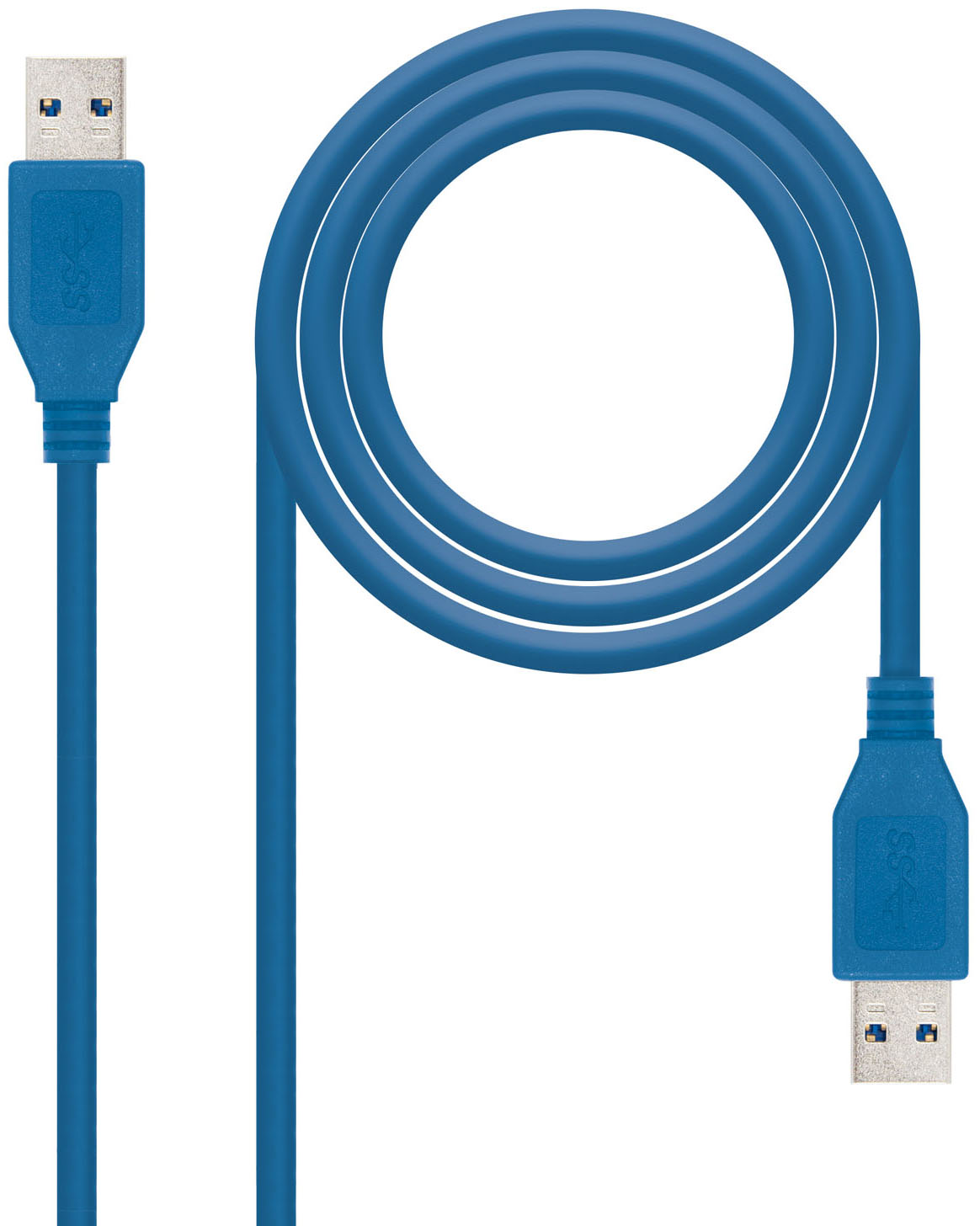 Cabo USB 3.0 Nanocable USB-A M/M 1 M Azul