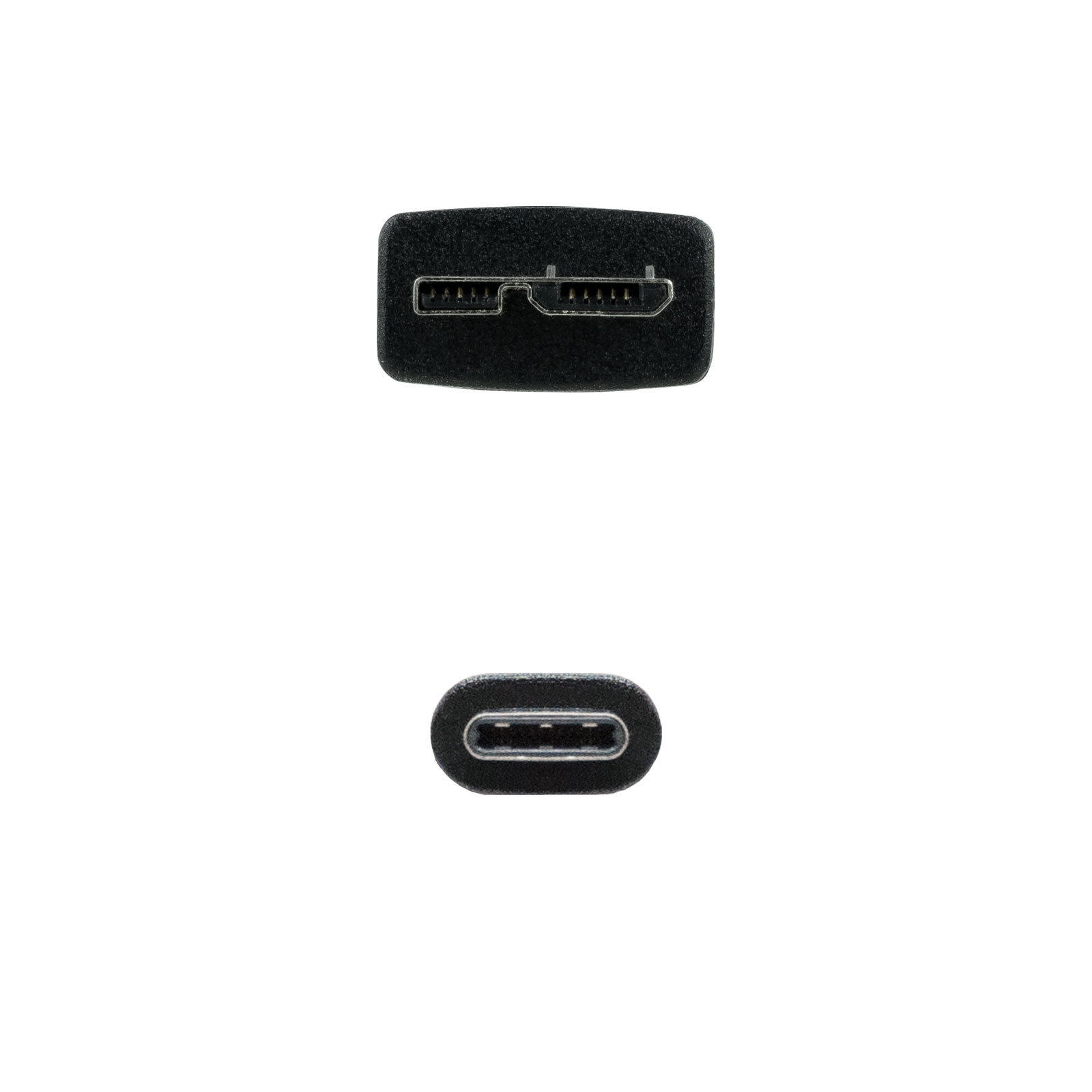 Nanocable - Cabo USB 3.0 Nanocable USB-C/M-Micro USB-B/M 1 M Preto