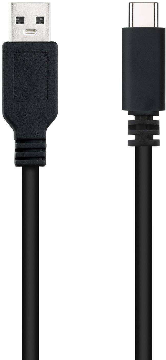 Nanocable - Cabo USB 2.0 3A Nanocable USB-C/M > USB-A/M 1.5 M Preto