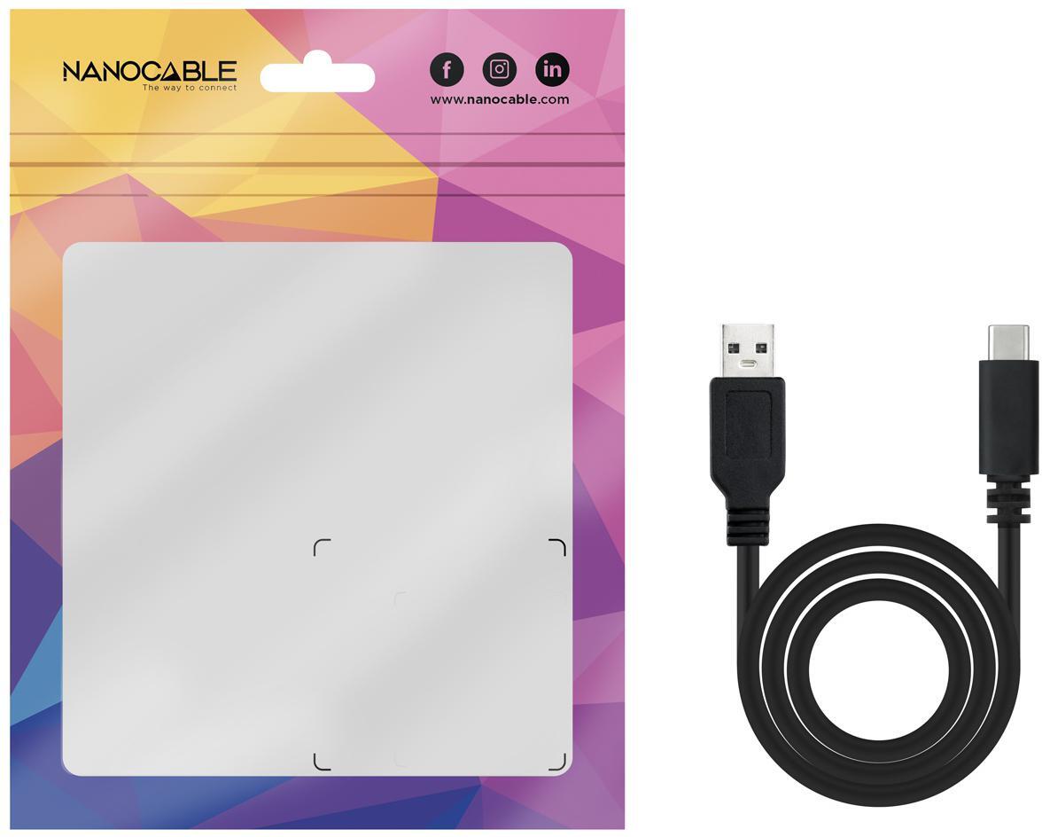 Nanocable - Cabo USB 2.0 3A Nanocable USB-C/M > USB-A/M 1.5 M Preto