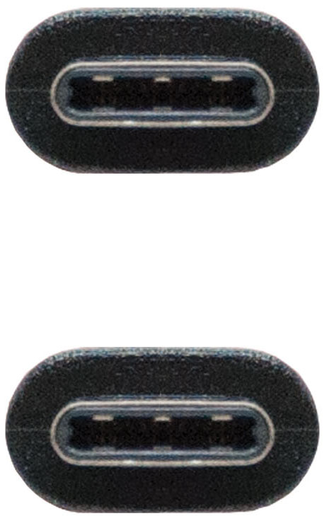 Nanocable - Cabo USB 2.0 3A Nanocable USB-C M/M 0.5 M Preto
