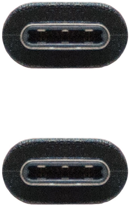 Nanocable - Cabo USB 2.0 3A Nanocable USB-C M/M 1 M Preto