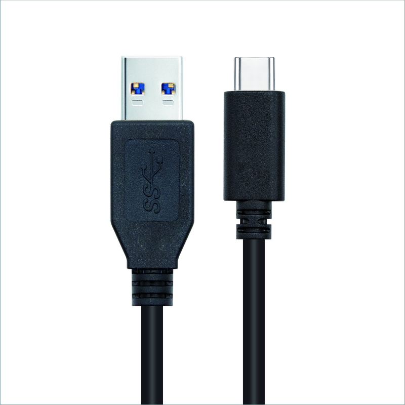 Nanocable - Cabo USB 3.1 Gen2 10Gbps 3A Nanocable USB-C/M > USB-A/M 0.5 M Preto