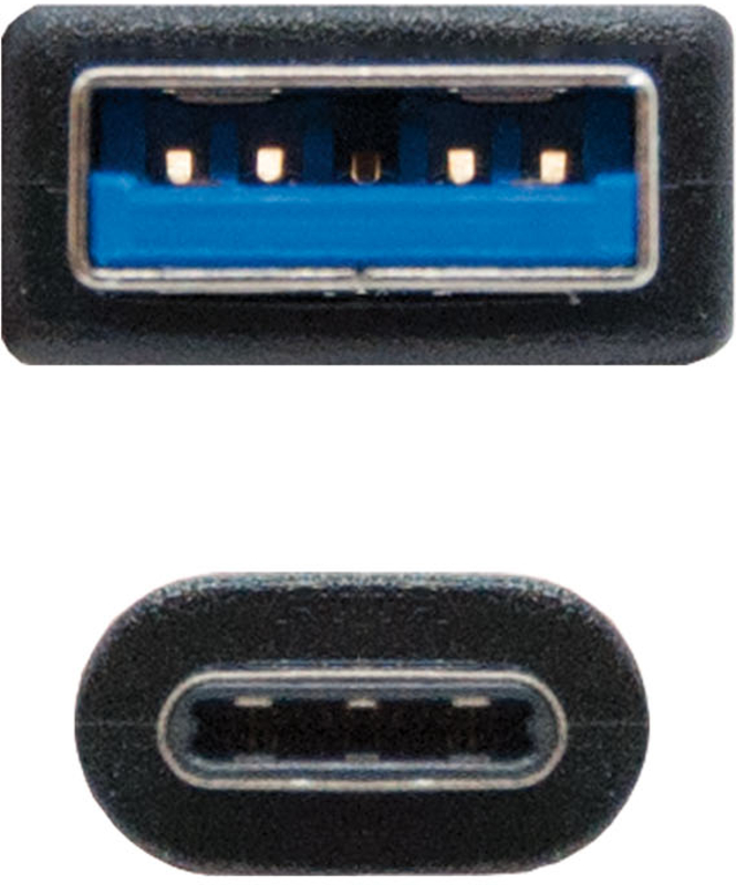Nanocable - Cabo USB 3.1 GEN2 10Gbps 3A Nanocable USB-C/M > USB-A/M 1 M Preto
