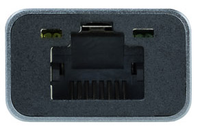 Nanocable - Adaptador Gigabit Nanocable USB-C a Ethernet Gigabit 10/100/1000 Mbps 15 CM Cinzento