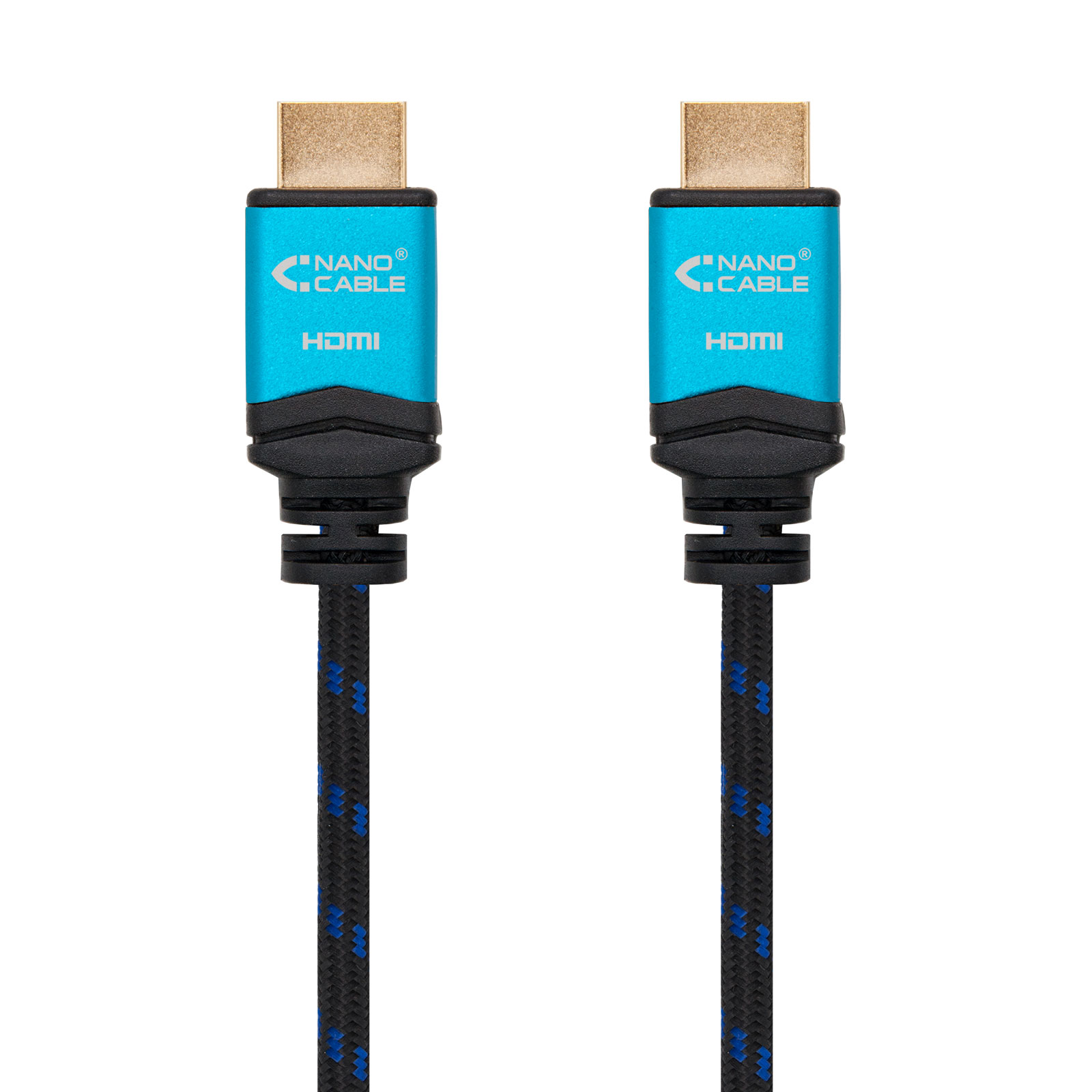 Nanocable - Cabo HDMI V2.0 4K@60Hz 18Gbps Nanocable A M/M 0.5 M Premium Preto