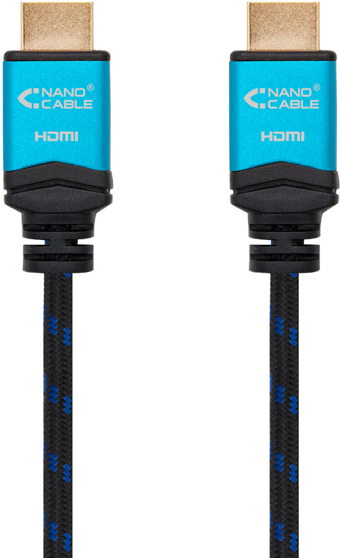 Nanocable - Cabo HDMI V2.0 4K@60Hz 18Gbps Nanocable A M/M 1.5 M Premium Preto
